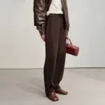 Amii Cotton Jeans 2025 Winter New Solid Color Loose Wide-leg Denim Pant Thicken Warm Versatile Jean Trousers For Ladies 12554073 - Image 4